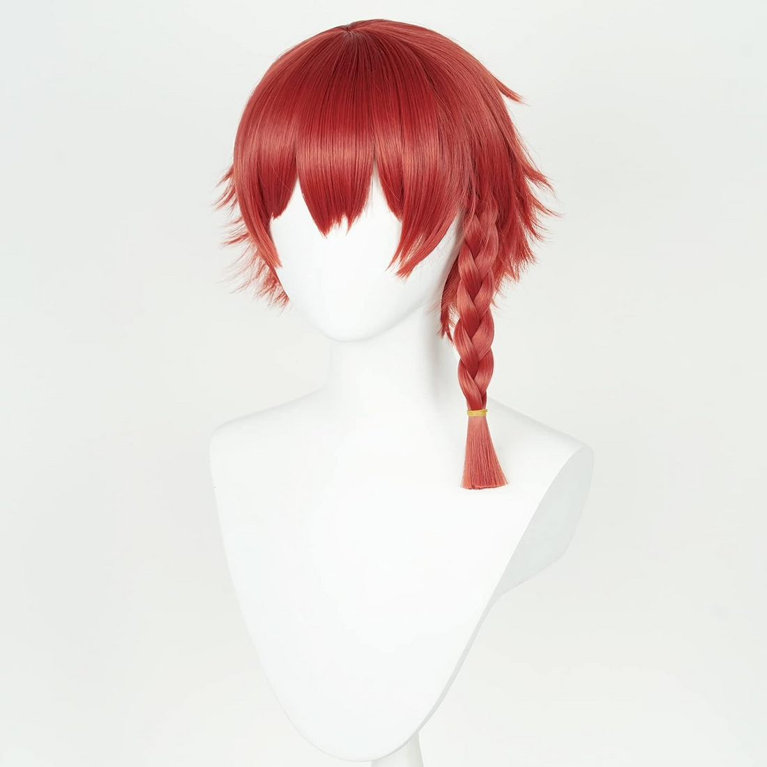 SAKUMETA RANZE KURONA Red Short Cosplay Wig