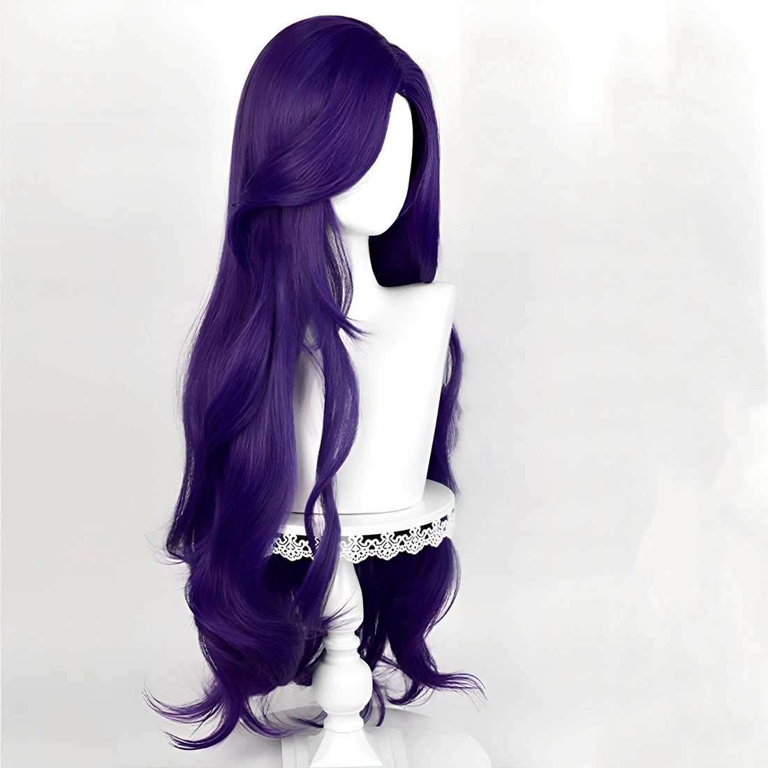 SAKUMETA RARITY Purple Long Cosplay Wig with Bangs