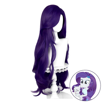 SAKUMETA RARITY Purple Long Cosplay Wig with Bangs