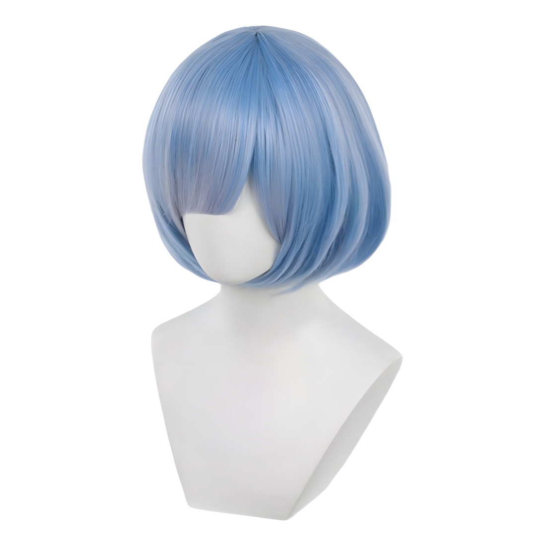 SAKUMETA REM Light Blue Short Cosplay Wig