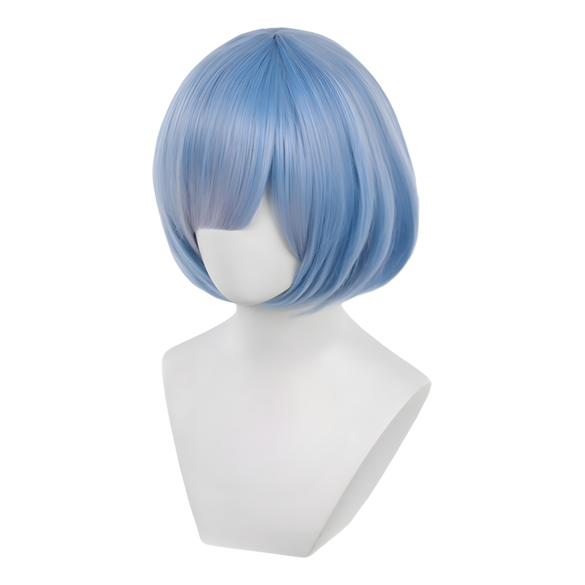 SAKUMETA REM Light Blue Short Cosplay Wig