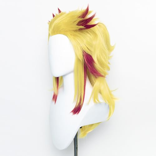 SAKUMETA RENGOKU KYOUJUROU Blonde Cosplay Wig with Ponytail