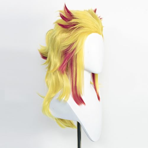 SAKUMETA RENGOKU KYOUJUROU Blonde Cosplay Wig with Ponytail