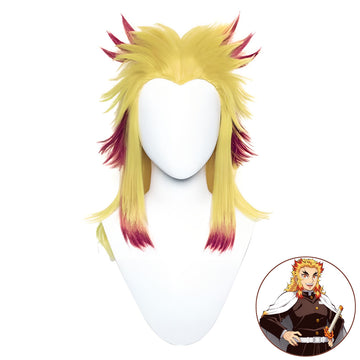 SAKUMETA RENGOKU KYOUJUROU Blonde Cosplay Wig with Ponytail