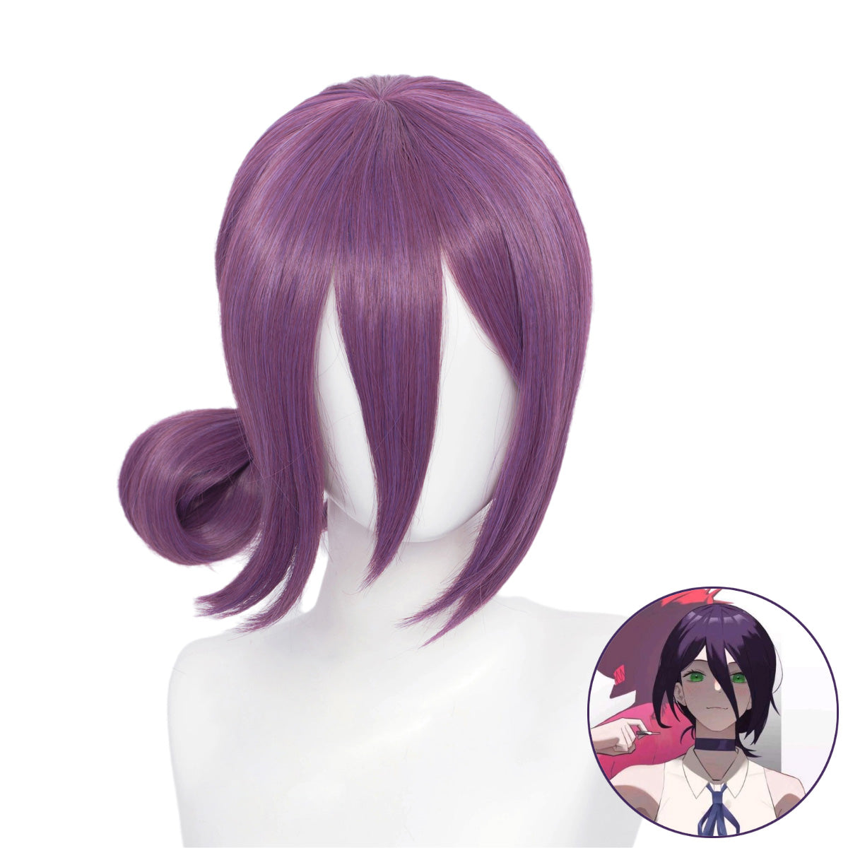 SAKUMETA REZE PURPLE Cosplay Wigs