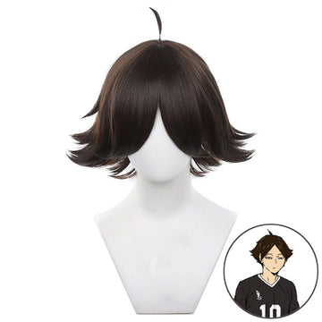 SAKUMETA RINTARO SUNA Brown Cosplay Wig with Short Hair