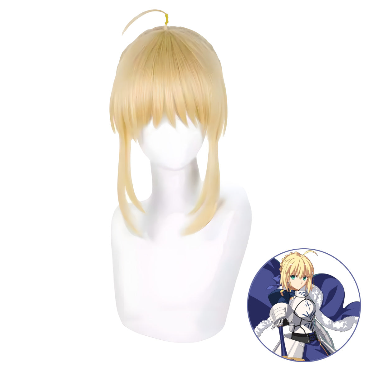 SAKUMETA SABER Gold Cosplay Wig