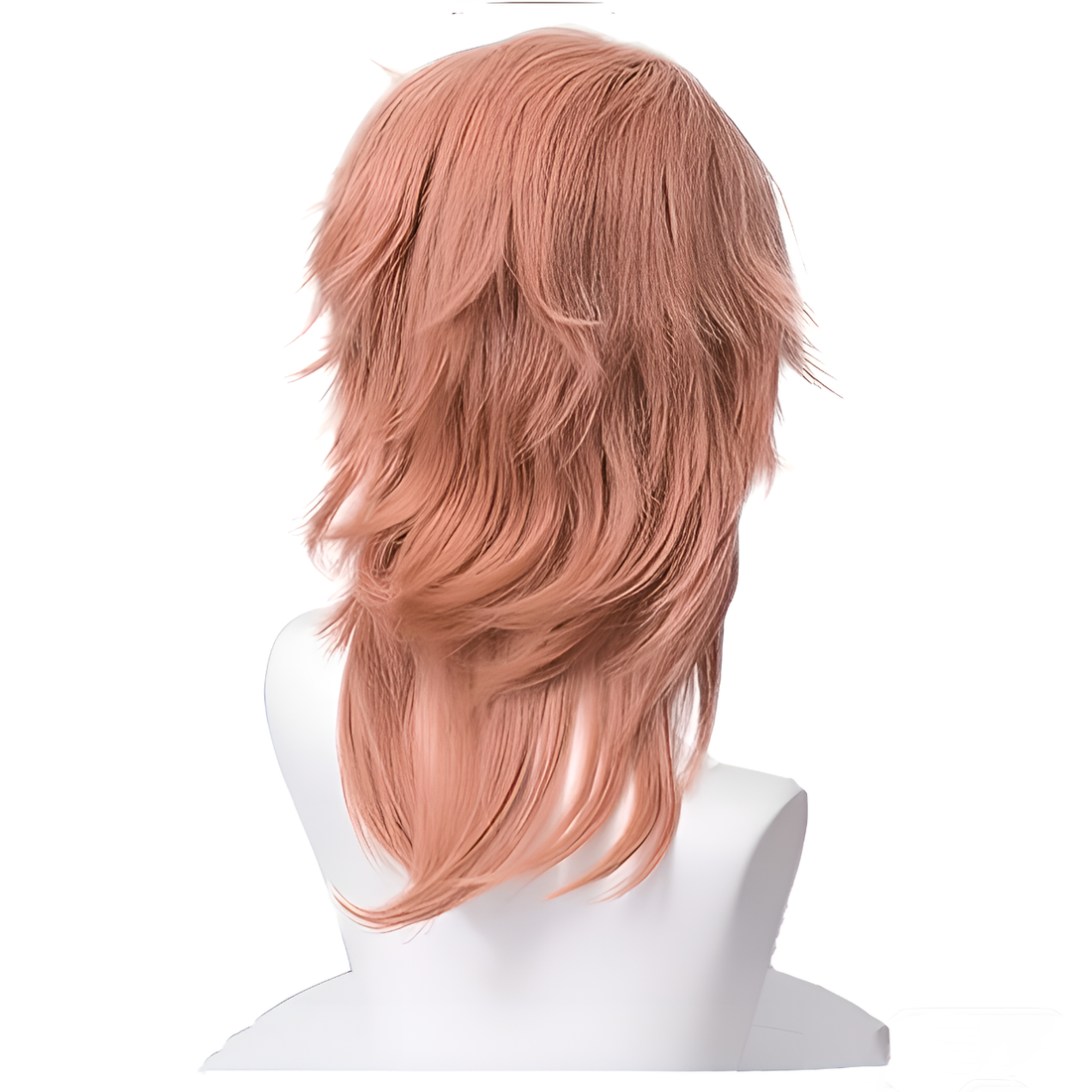 SAKUMETA SABITO Orange Pink Cosplay Wig with Bangs