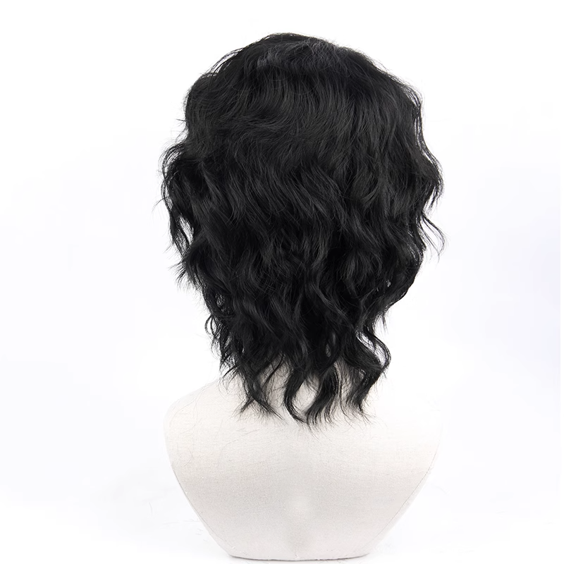 SAKUMETA SAKUSA KIYOOMI Black Cosplay Wig with Short Hair and Bangs