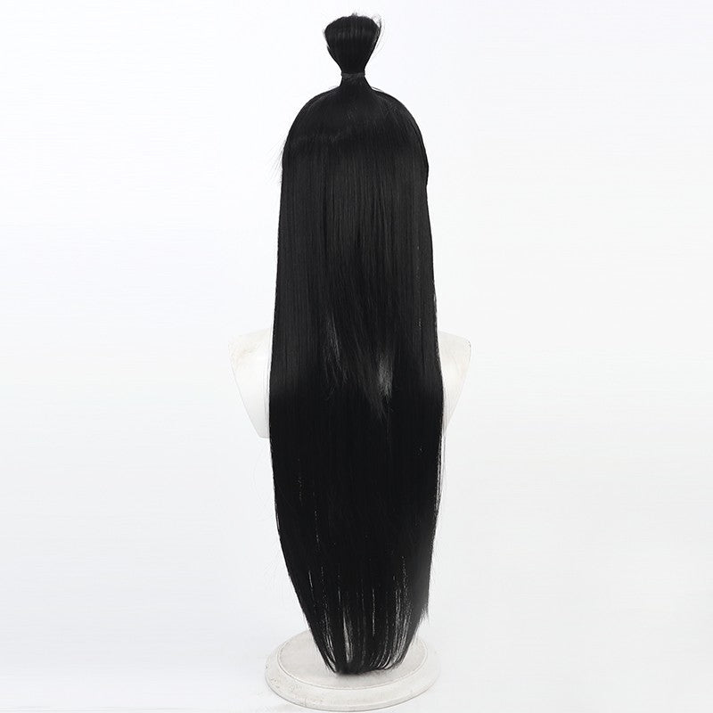 SAKUMETA SHEN GONGBAO Black-Grey Mix Long Cosplay Wig