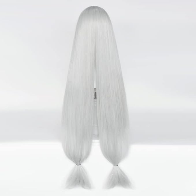 SAKUMETA SKADI Silver-White Long Cosplay Wig