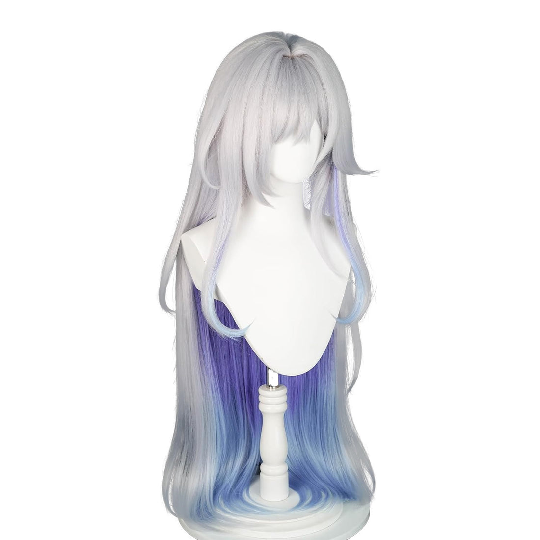 SAKUMETA SKIRK Silver Long Cosplay Wig