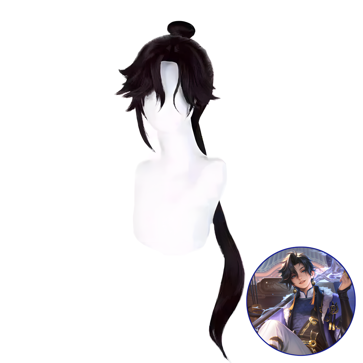 SAKUMETA Sun Quan Cosplay Wig