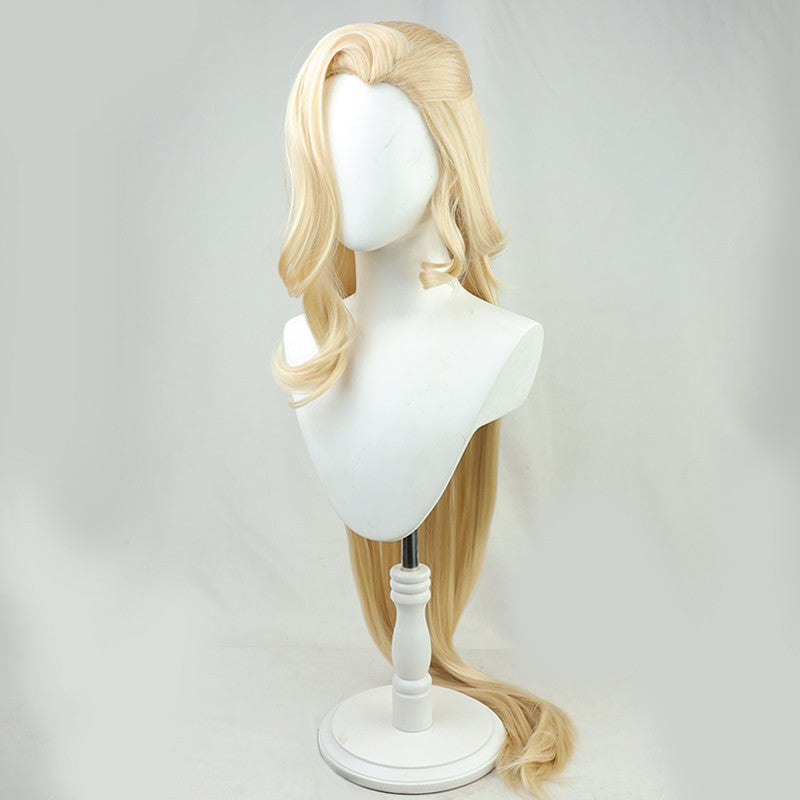 SAKUMETA THE FAIR LADY Gold Long Cosplay Wig