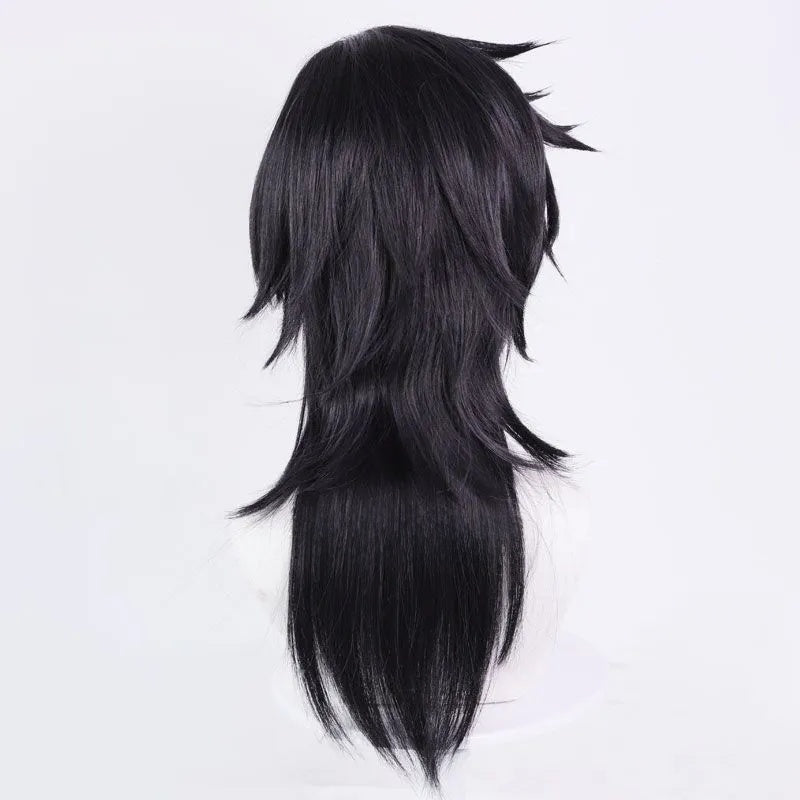 SAKUMETA CAITLYN Navy Blue Long Cosplay Wig