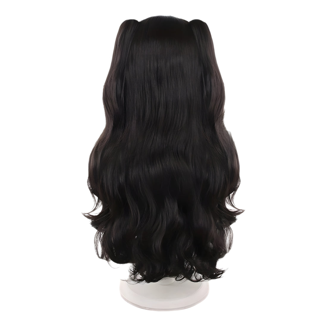 SAKUMETA TOHSAKA RIN Black Long Cosplay Wig with Twin Tails