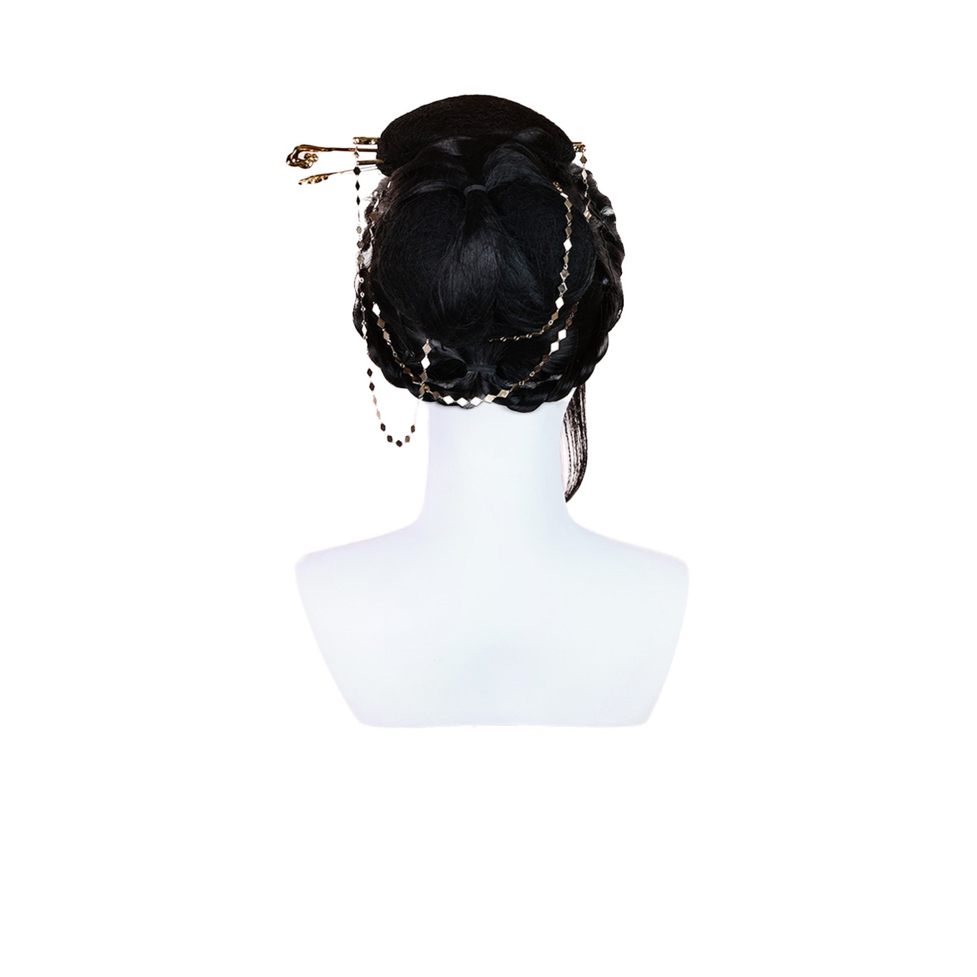 SAKUMETA The Fourth Sister  Black Cosplay Wig