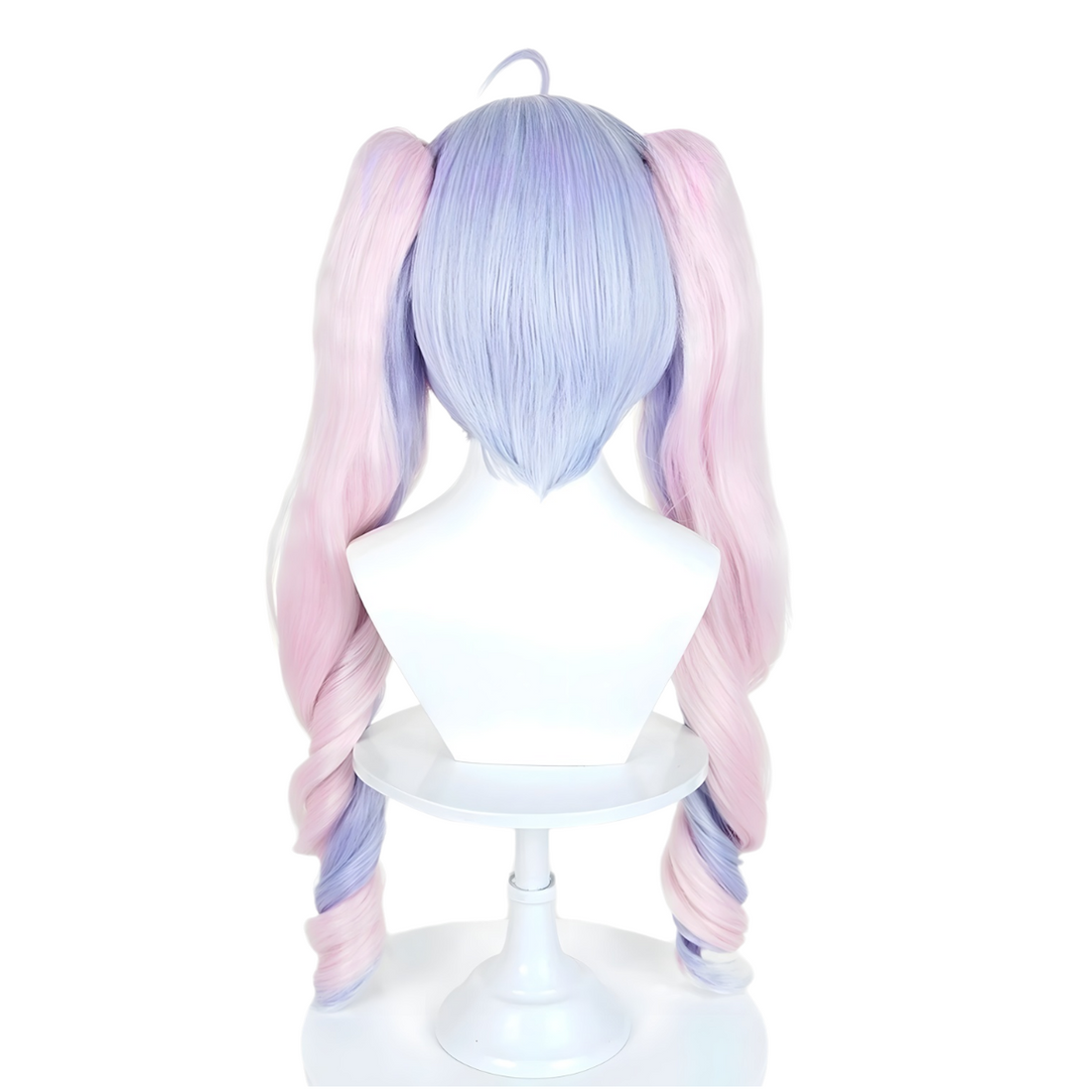 SAKUMETA UZAWA REISA Pink Purple Cosplay Wig with Twin Tails