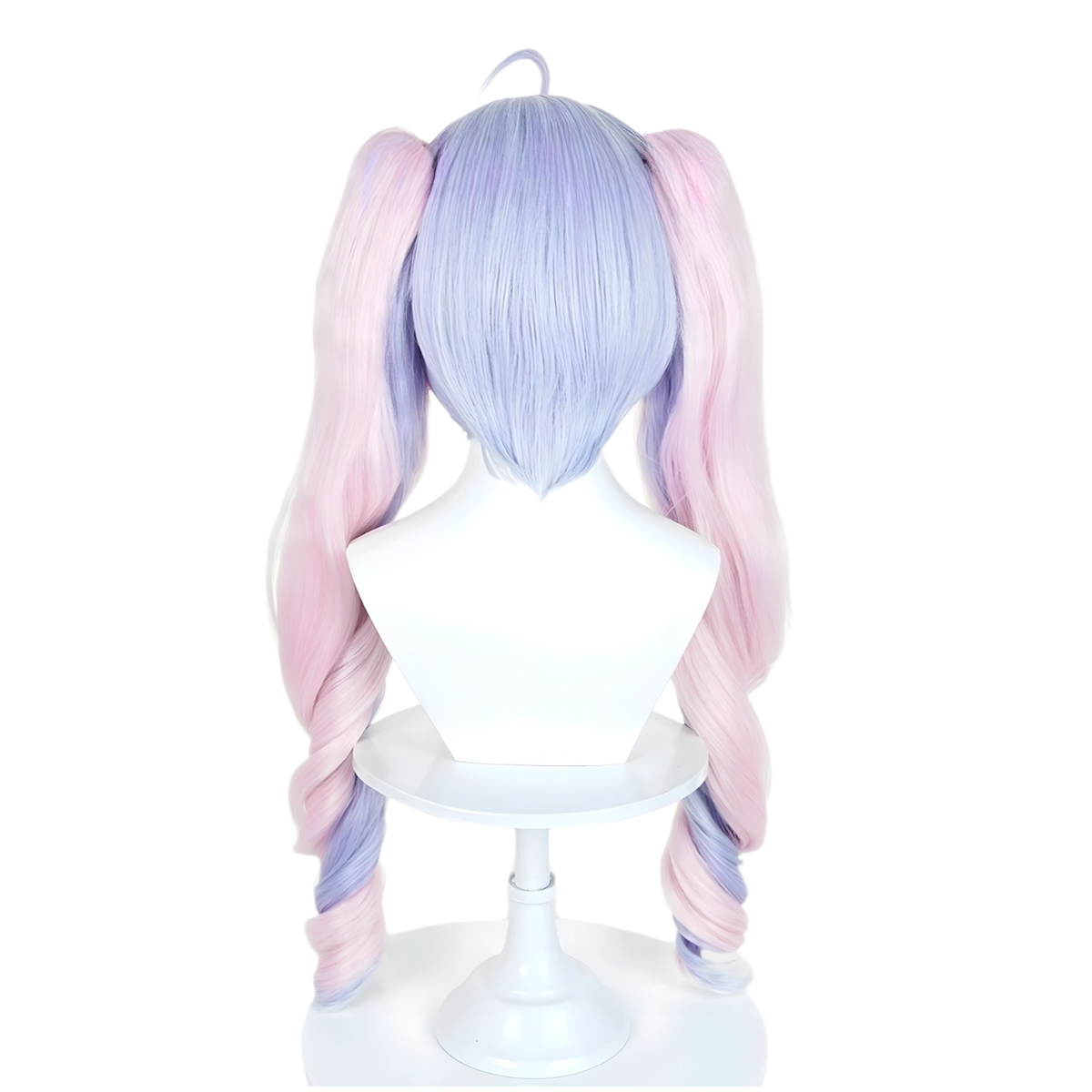 SAKUMETA UZAWA REISA Pink Purple Cosplay Wig with Twin Tails