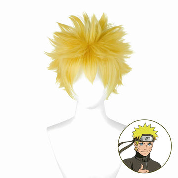 SAKUMETA Uzumaki Naruto Cosplay Wig