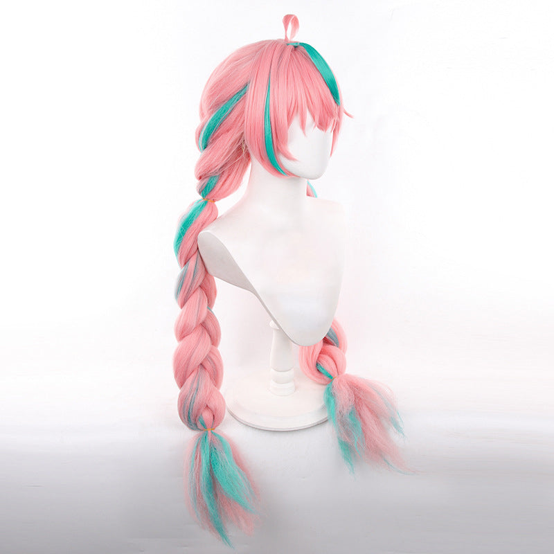 SAKUMETA VARESA Pink Long Cosplay Wig