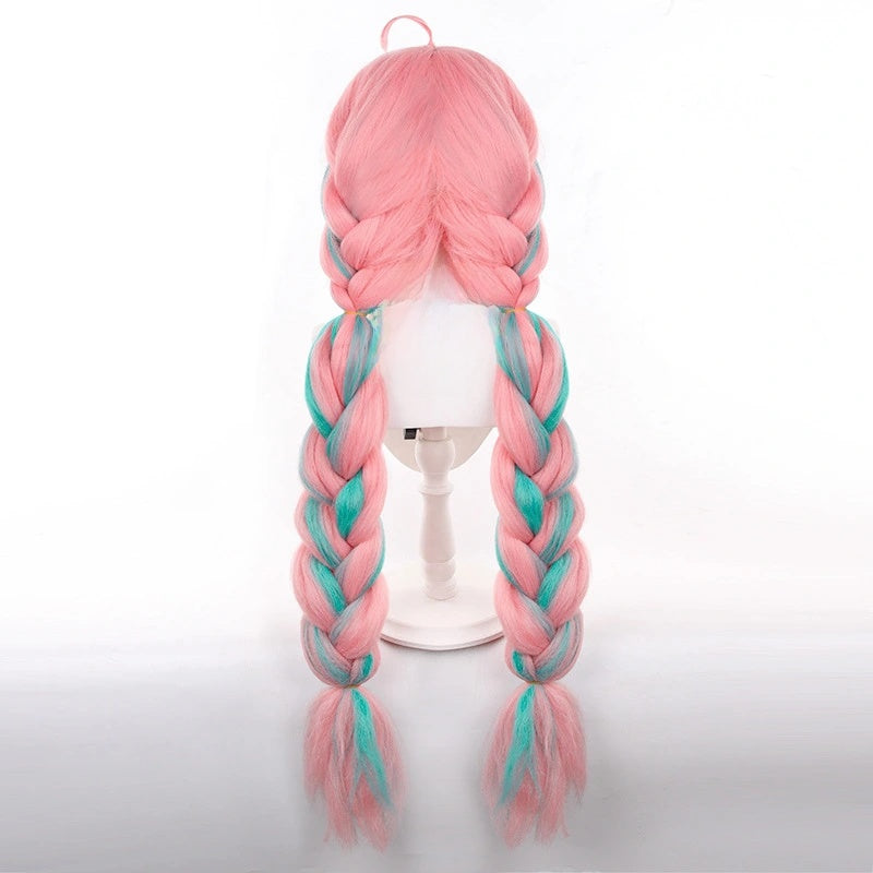 SAKUMETA VARESA Pink Long Cosplay Wig