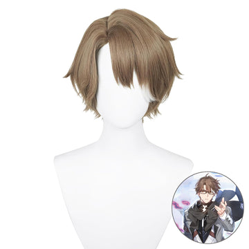 SAKUMETA WELT YANG Light Brown Short Cosplay Wig