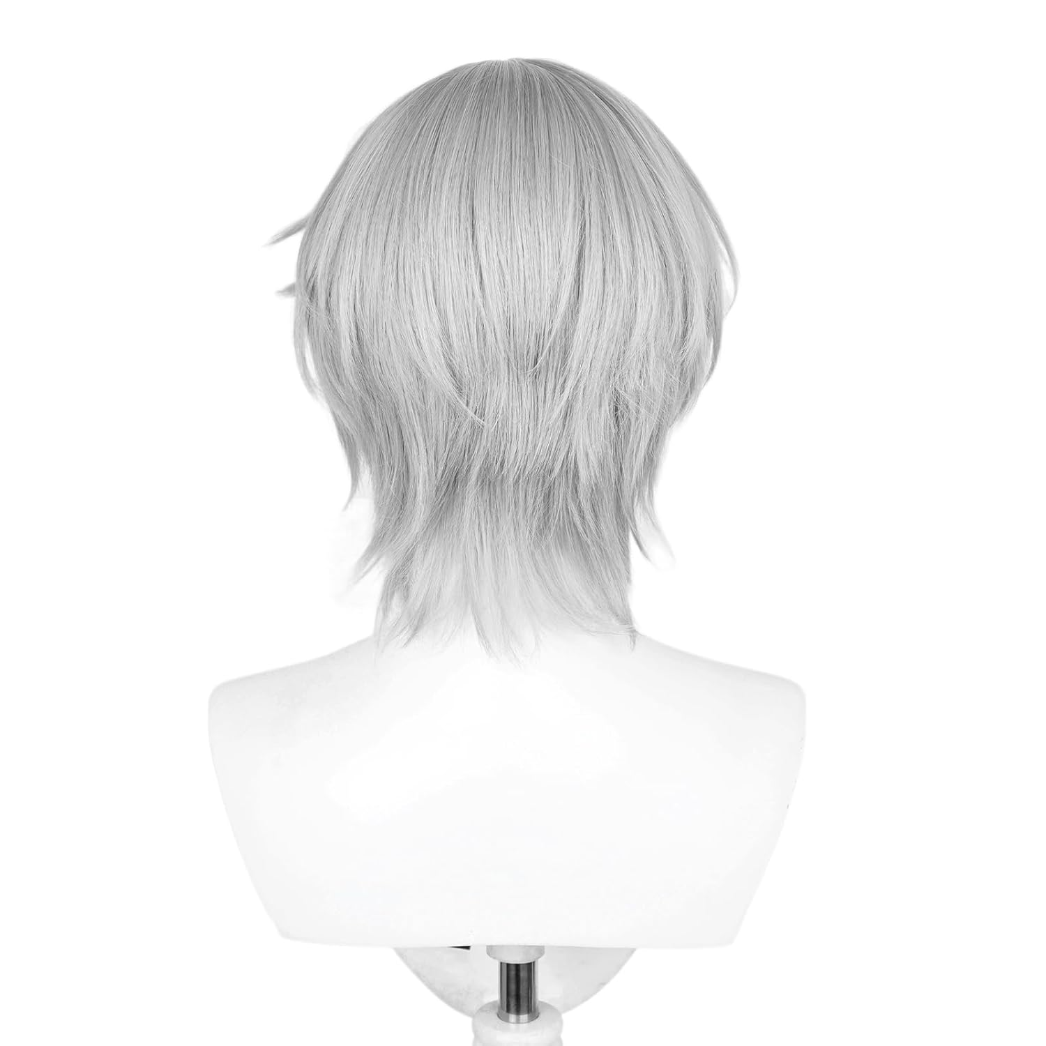 SAKUMETA WISE Silver Short Cosplay Wig