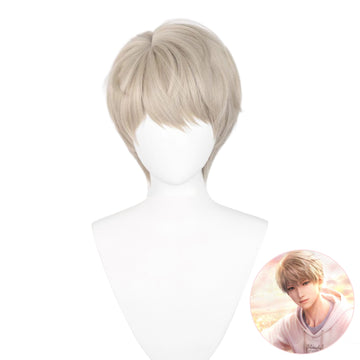 SAKUMETA XAVIER Ash Blonde Short Cosplay Wig