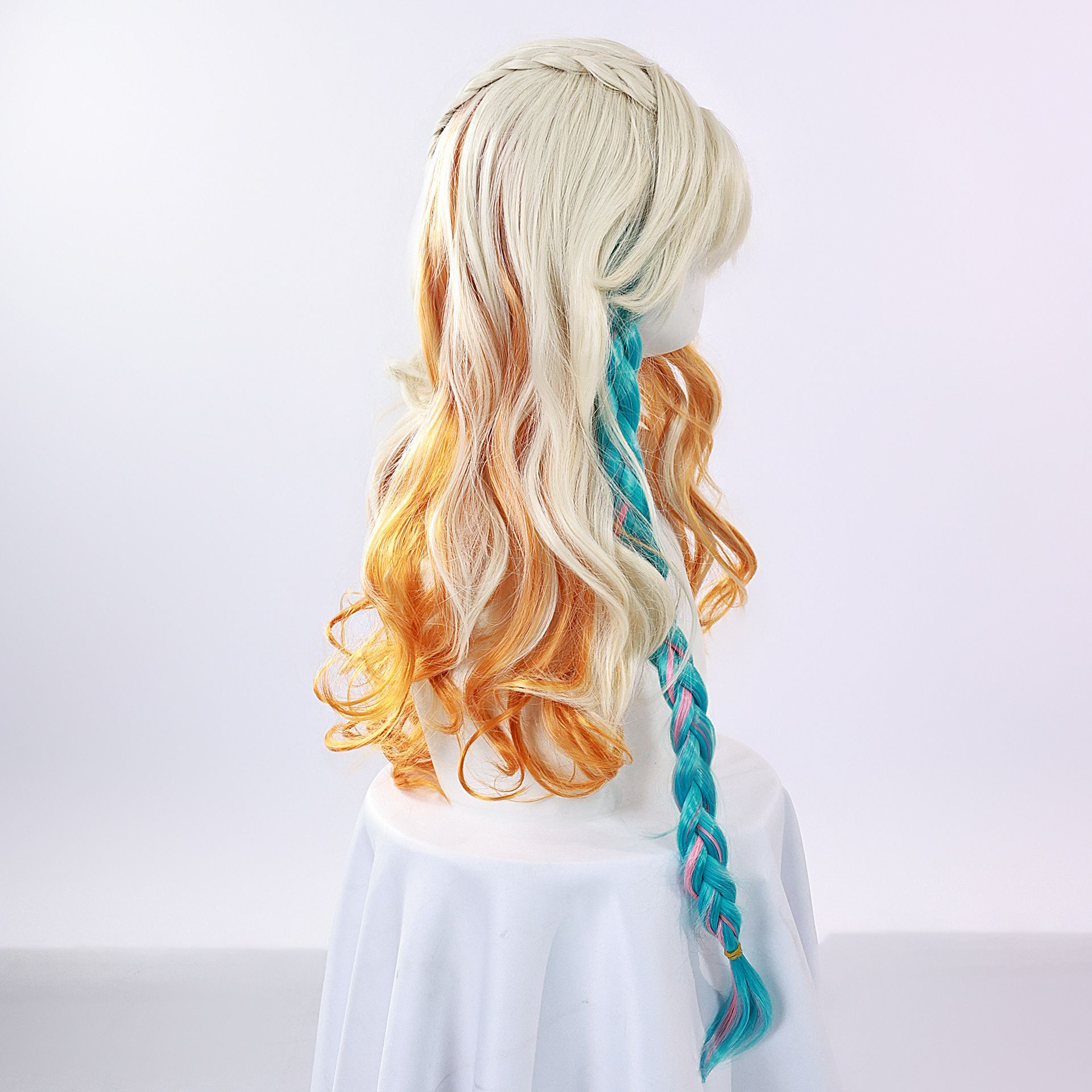SAKUMETA XILONEN Gold Cosplay Wig with Braids