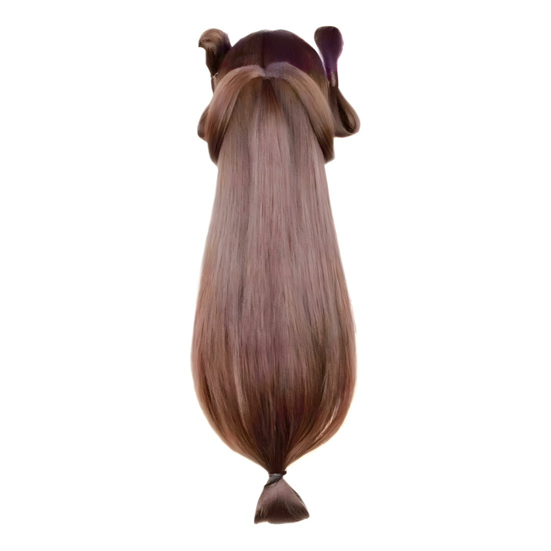 SAKUMETA XI SHI/JADEITE FLAVOR Chocolate Brown Long Cosplay Wig