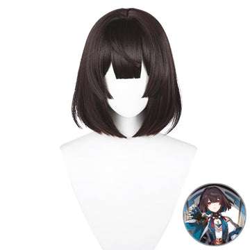 SAKUMETA XUEYI Brown Short Cosplay Wig