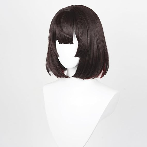 SAKUMETA XUEYI Brown Short Cosplay Wig