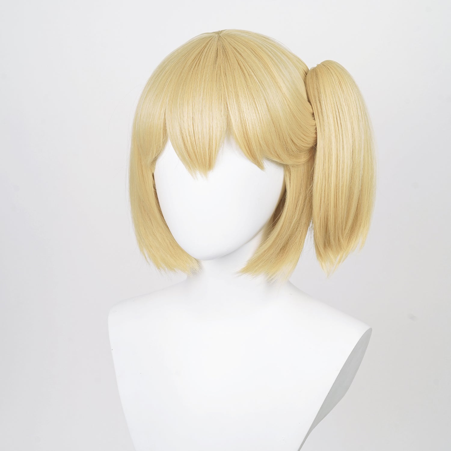 SAKUMETA YACHI HITOKA Gold Cosplay Wig With Ponytail