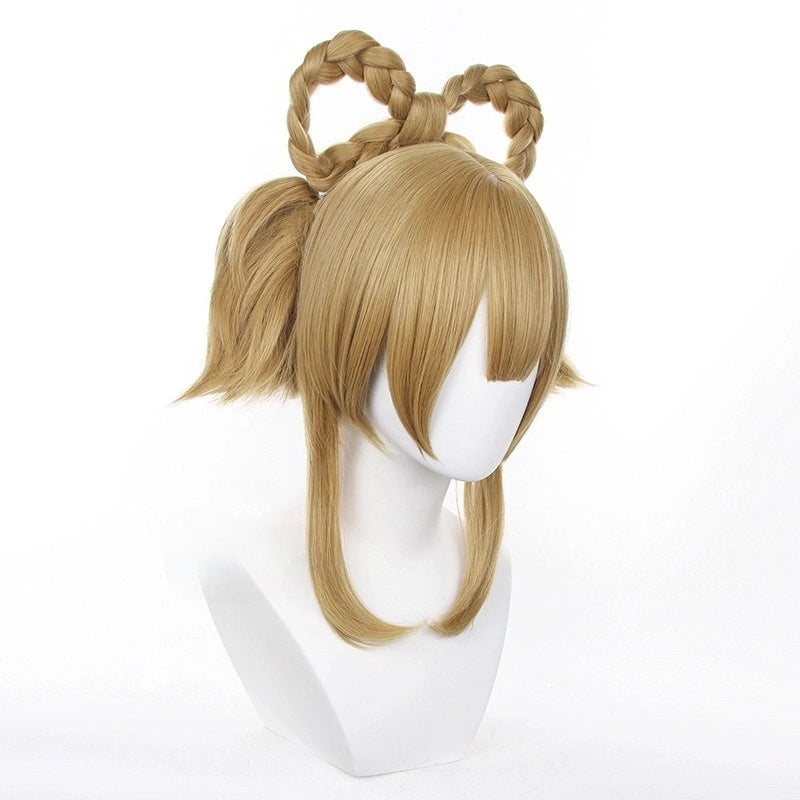 SAKUMETA YAOYAO Gold Cosplay Wig with Twin Tails