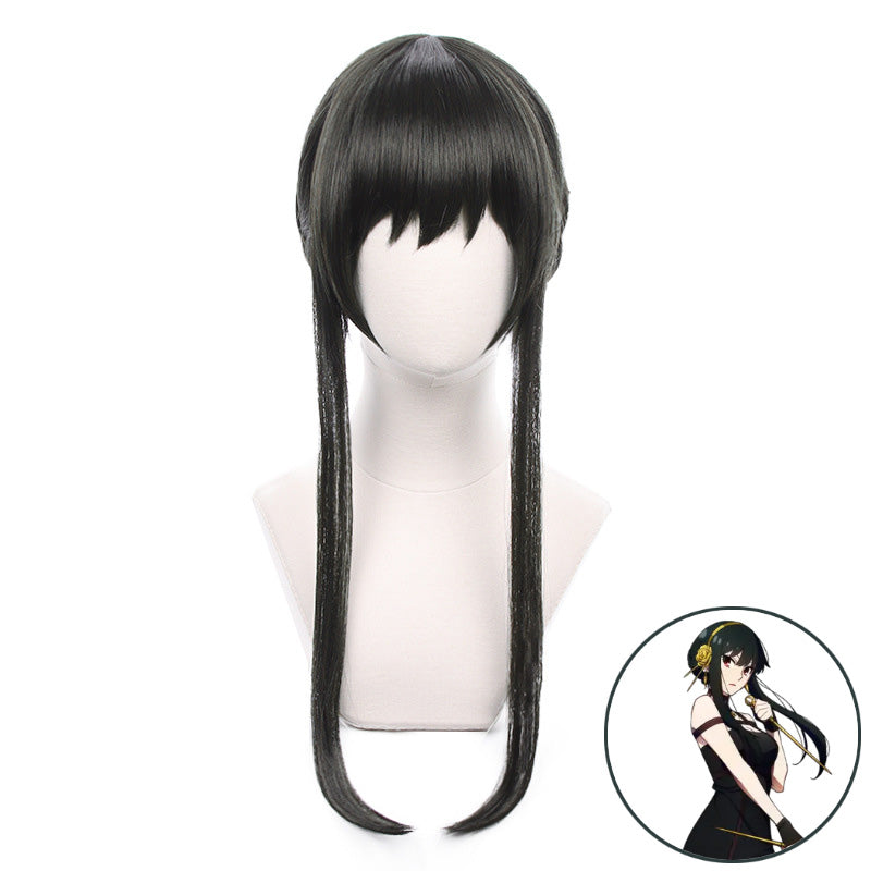 SAKUMETA YOR FORGER Black Long Cosplay Wig