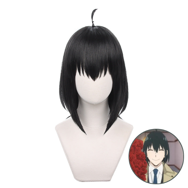 SAKUMETA YURI BRIAR Black Short Cosplay Wig