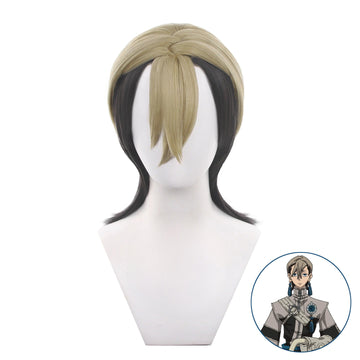 SAKUMETA ZANKA Light Brown Gold with Black Cosplay Wig