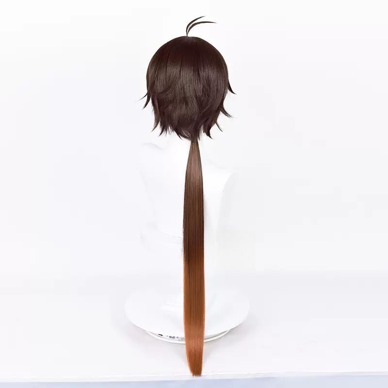 SAKUMETA Zhongli Brown Long Cosplay Wig