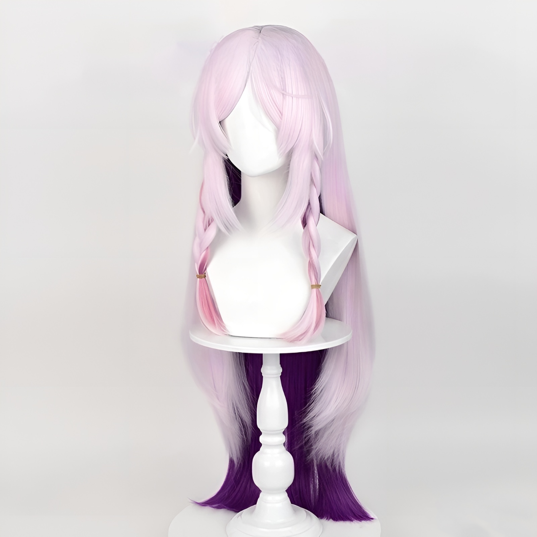 SAKUMETA CITLALI Long Light Pink Purple Cosplay Wig with Braids