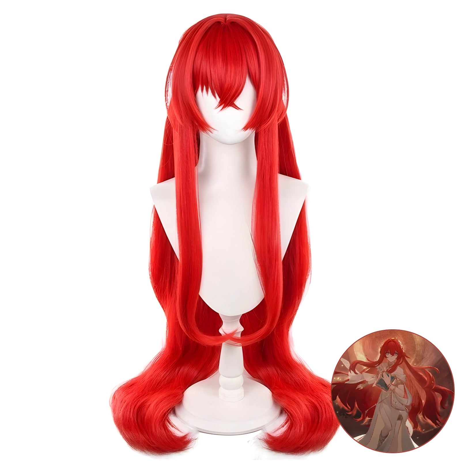 SAKUMETA TRIBIOS Red Short Cosplay Wig