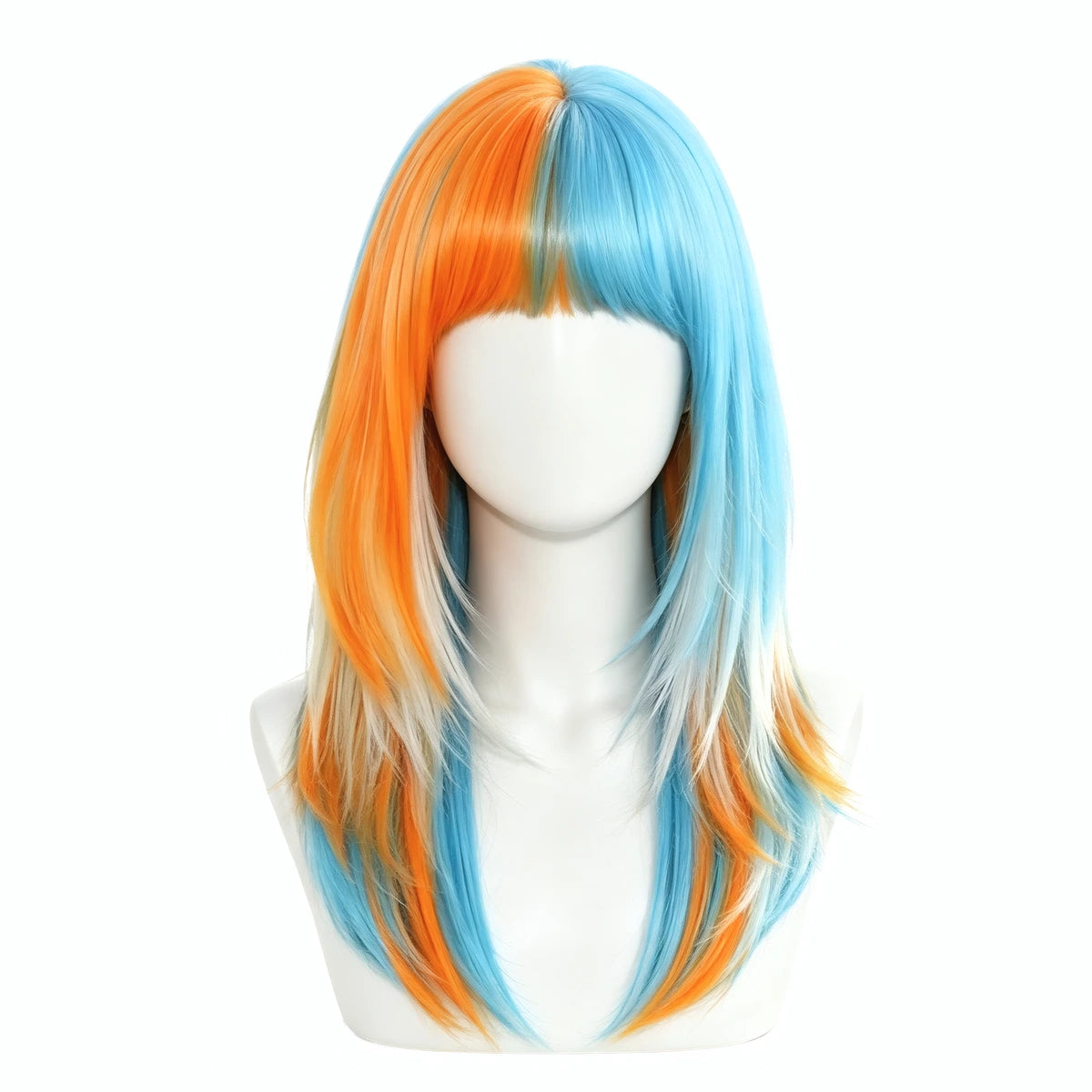 SAKUMETA Flag-Inspired Colorful Wig