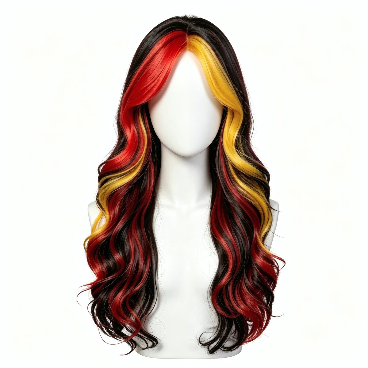SAKUMETA Flag-Inspired Colorful Wig