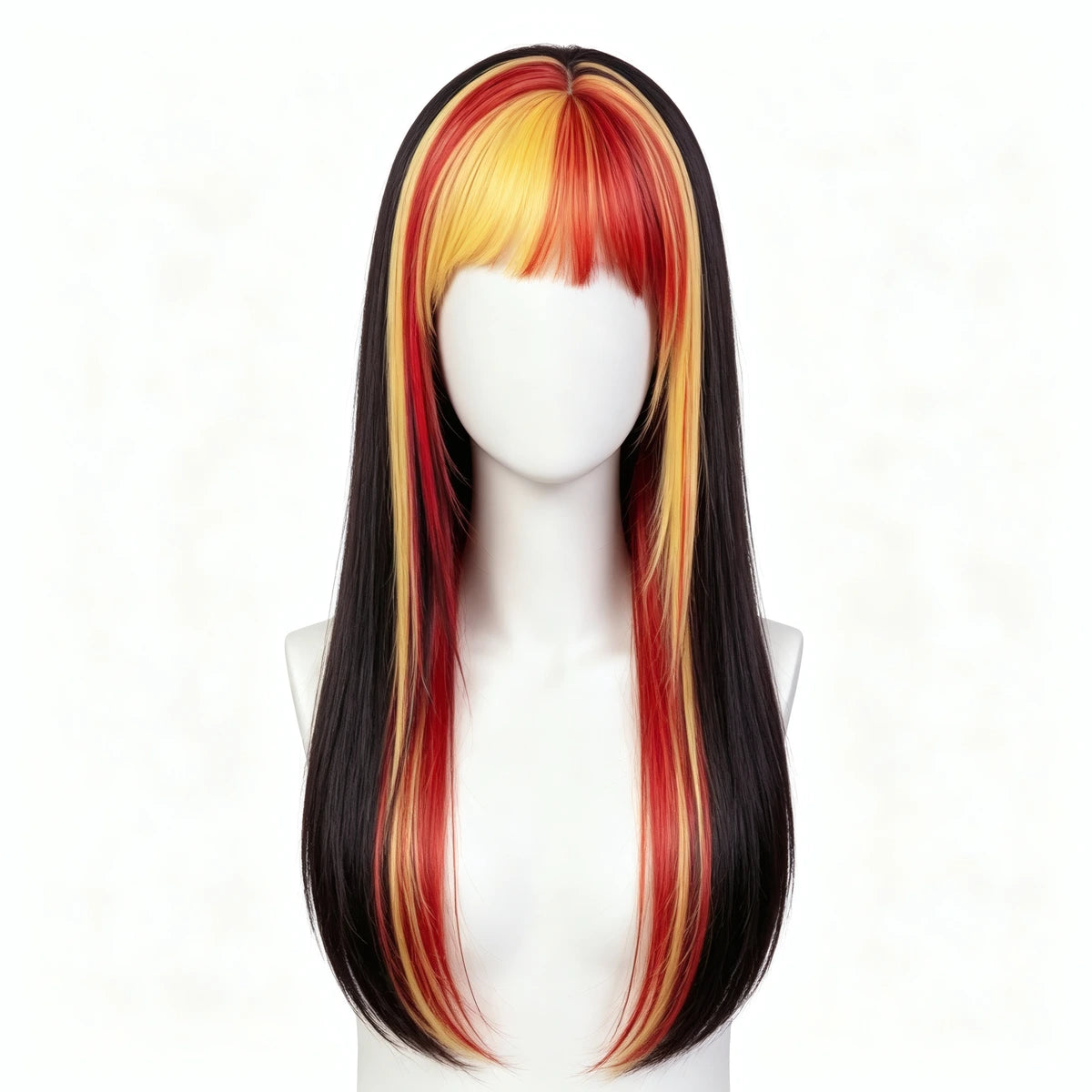 SAKUMETA Flag-Inspired Colorful Wig