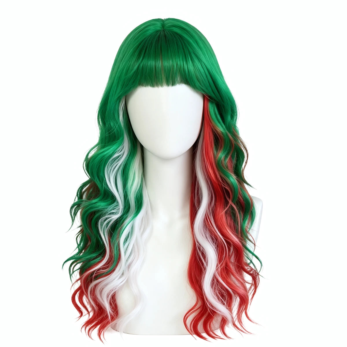 SAKUMETA Flag-Inspired Colorful Wig
