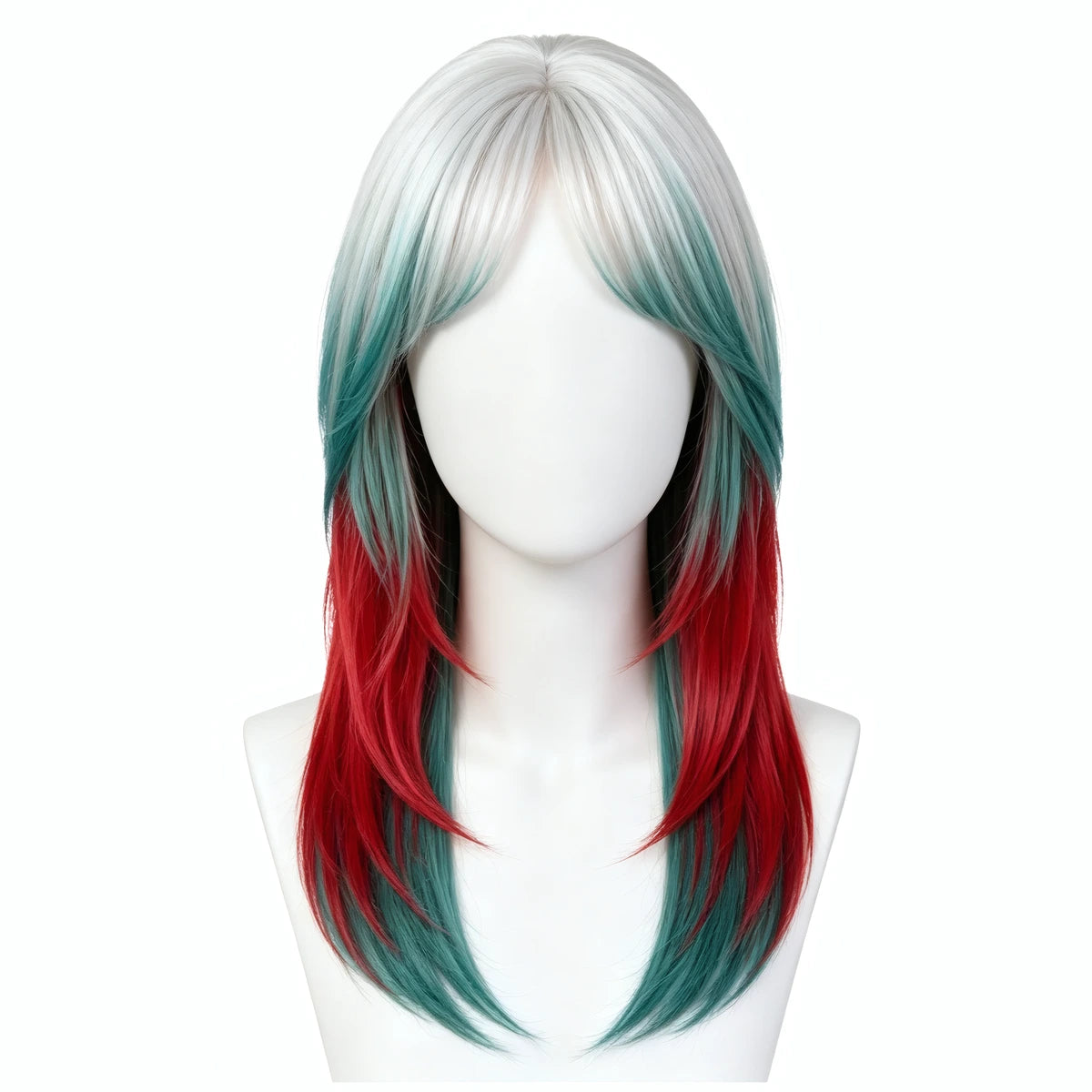 SAKUMETA Flag-Inspired Colorful Wig