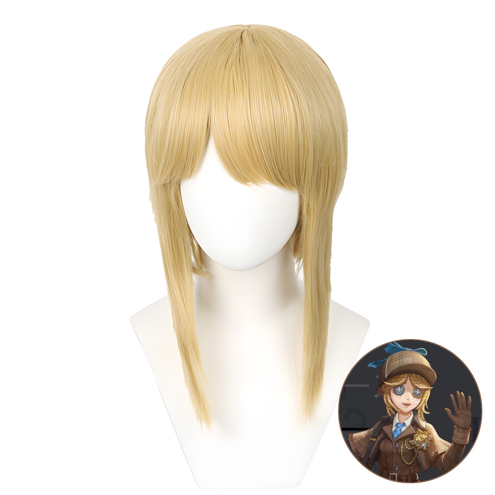 SAKUMETA GARDENER/EMMA WOODS/LADY TRUTH Gold Cosplay Wig