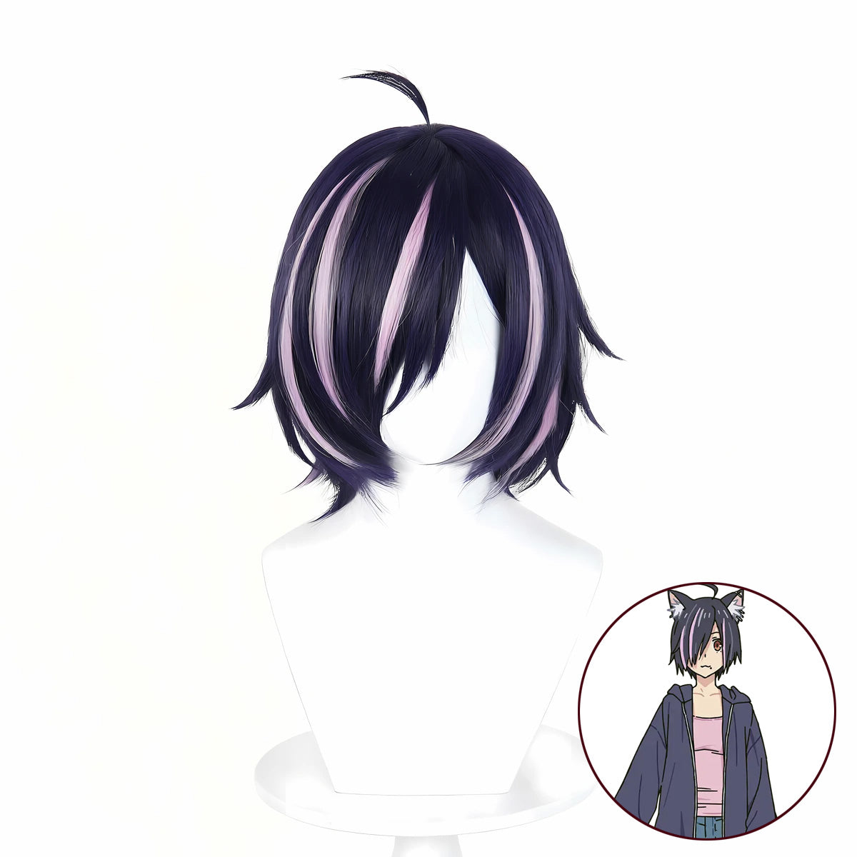 SAKUMETA Hameneko Cosplay Wig