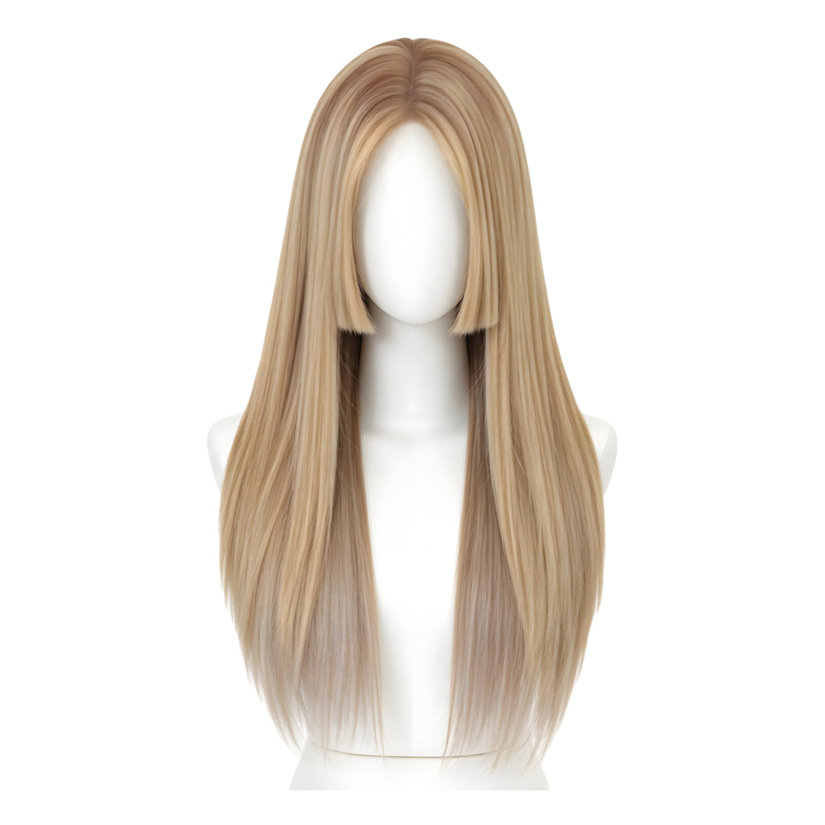 SAKUMETA Lace Front Long Straight Hair Daily Wig