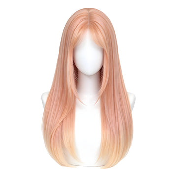 SAKUMETA Lace Front Long Straight Hair Daily Wig